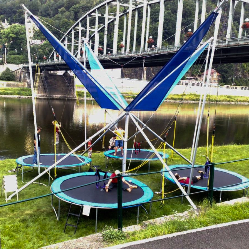 Trampolíny - sportovní atrakce pro dětské dny a festivaly